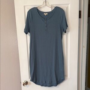 Umgee Blue ribbed dress